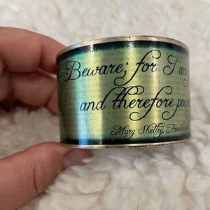 Cuff Bracelet/ Frankenstein/ Mary Shelley